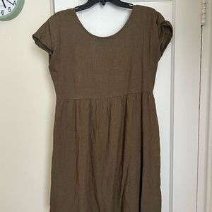 Little Cottonwood Deep Green Dress